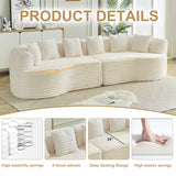 Sectional Sofa, Oversized 4 Seater With Deep Seat Design