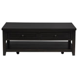 Sutter - 2 Piece Coffee And End Table Set - Dark Brown