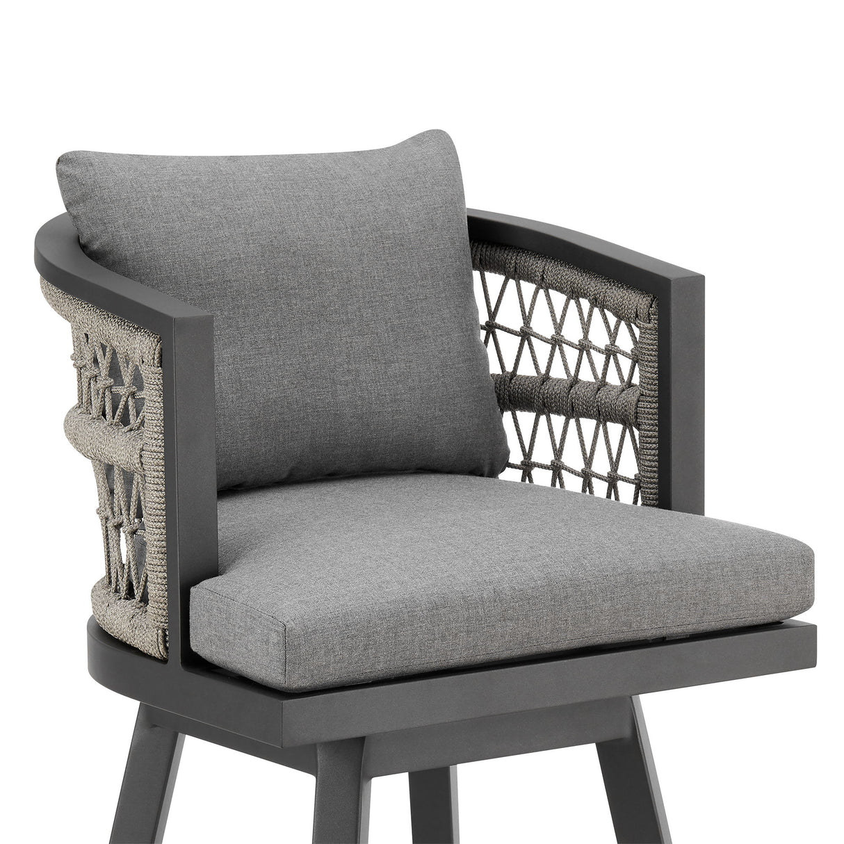 Zella - Outdoor Patio Swivel Bar Stool Set