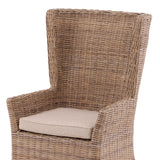 Key Largo - Host Chair (Set of 2) - Light Brown