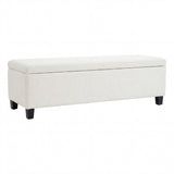 Upholstered Storage Ottoman Bench
