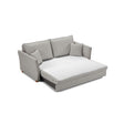 Oren - Chenille Sleeper Sectional Sofa With Storage 2 Toss Pillows - Gray - Sleeper Sofas - Alpine Outlets