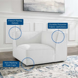 40.5 Inch Restore Upholstered Fabric Sectional Sofa Corner Chair - Living Room Furniture available at Alpine Outlets in Denver