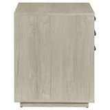 Loomis - 3 Drawer Home Office File Cabinet - White / Gray