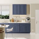 Shaker Wall Cabinet With Soft Close Hinges, Adjustable Shelves, Double Door