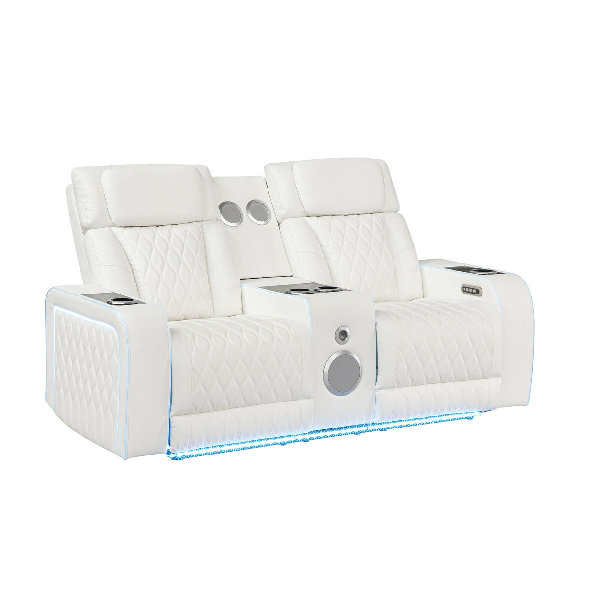 Electra - Power Reclining Set With Power Headrests, Massage And LED Lighting