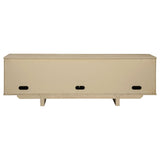 Kimpton - 4 Door Cane TV Stand Media Console - Beige