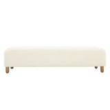 Comfortable Ottoman - White