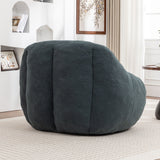 Comfy Bean Bag Chair With Memory Foam Filler, Tufted Soft