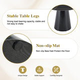 Round Dining Table - Black