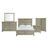 Whit-Ash - Panel Bedroom Set With Door Chest