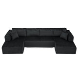 U - Shaped Modular Sectional Sofa For Living Room
