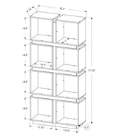 Bookshelf, Bookcase, Etagere, 5 Tier, For Office, Contemporary & Modern - White - Etageres - Alpine Outlets