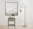 Dylan - Wooden End Side Table Nightstand With Glass Top And Drawer - Side Tables - Alpine Outlets
