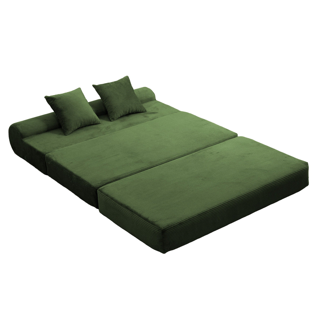 Convertible Sofa Bed, 2 Seater Fold Out Floor Couch