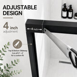 Semi-Frameless Double Sliding Shower Door