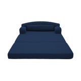 2 Seater Sofa Bed, Compact Foldable Floor Couch