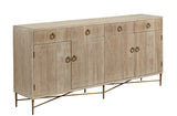 Emiko - 4-Drawer Server - Light Brown