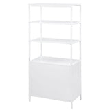 Kenneth - 3 Shelf Radio Weave Accent Cabinet