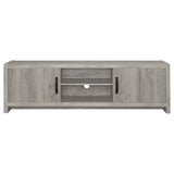 Conifer - TV Stand With Adjustable Shelves - Gray