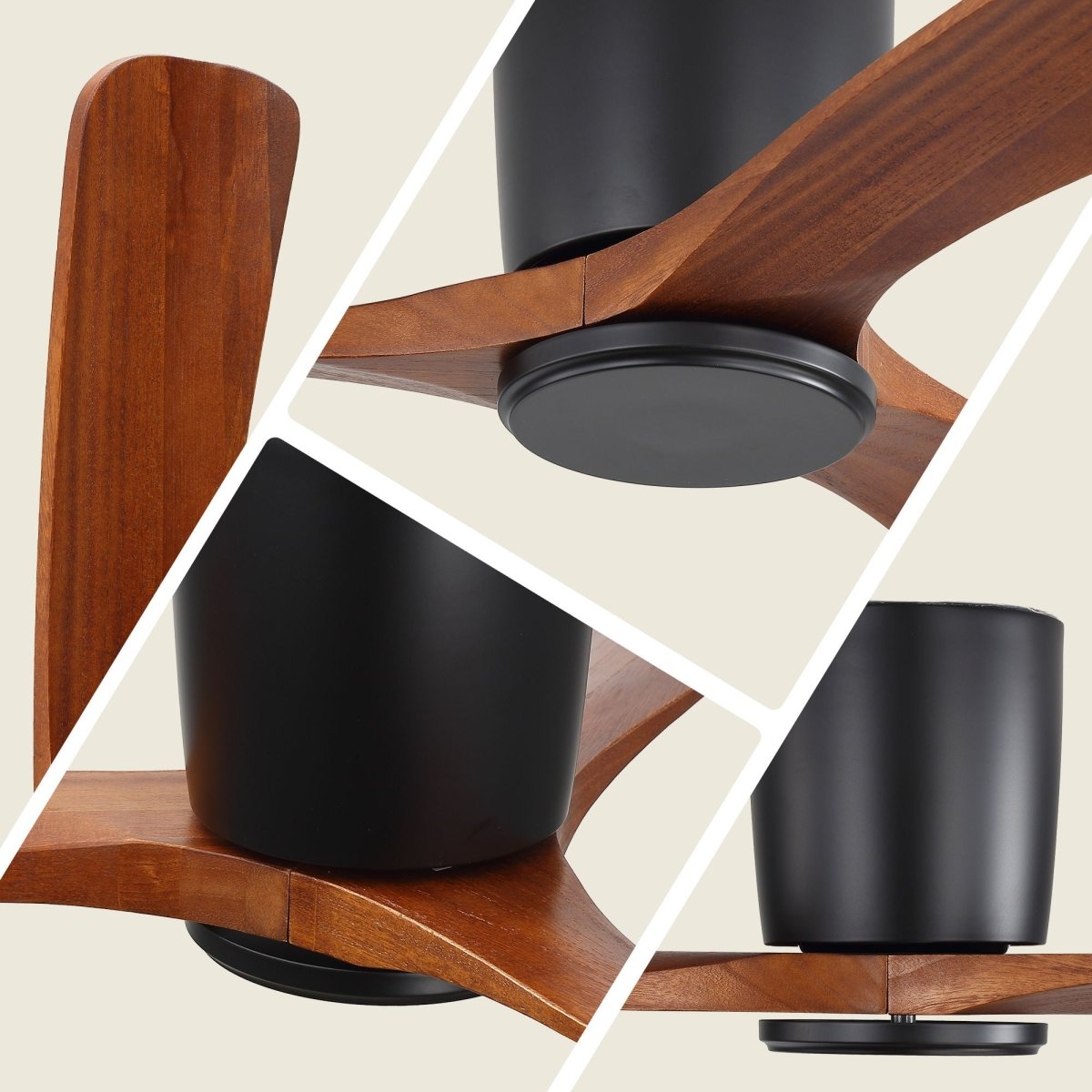 42" Flush Mount Ceiling Fan With 3 Blades, DC Reversible Motor - Ceiling Fans available at Alpine Outlets in Denver