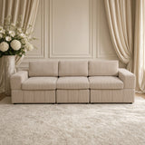 Oversized Modular Sectional Sofa 3 Piece Set, Flexible Layout For Living Room