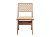 Velentina - Rattan Side Chair (Set of 2) - Natural - Chair Sets - Alpine Outlets