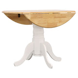 Allison Round 40-Inch Drop Leaf Extension Dining Table