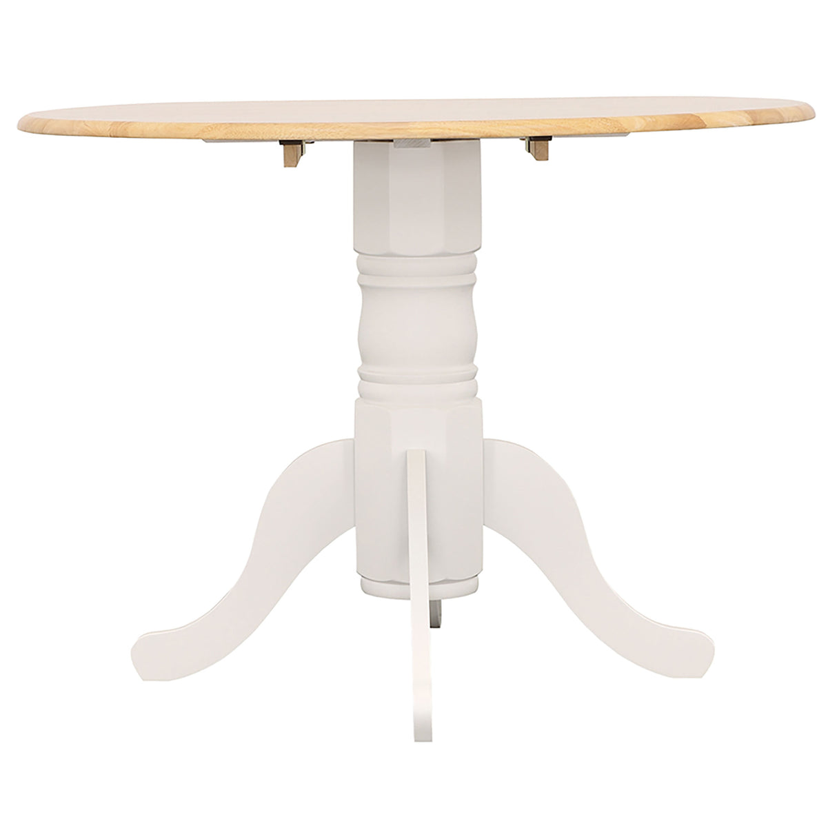 Allison Round 40-Inch Drop Leaf Extension Dining Table