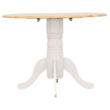 Allison Round 40-Inch Drop Leaf Extension Dining Table