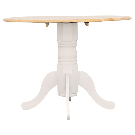 Allison Round 40-Inch Drop Leaf Extension Dining Table
