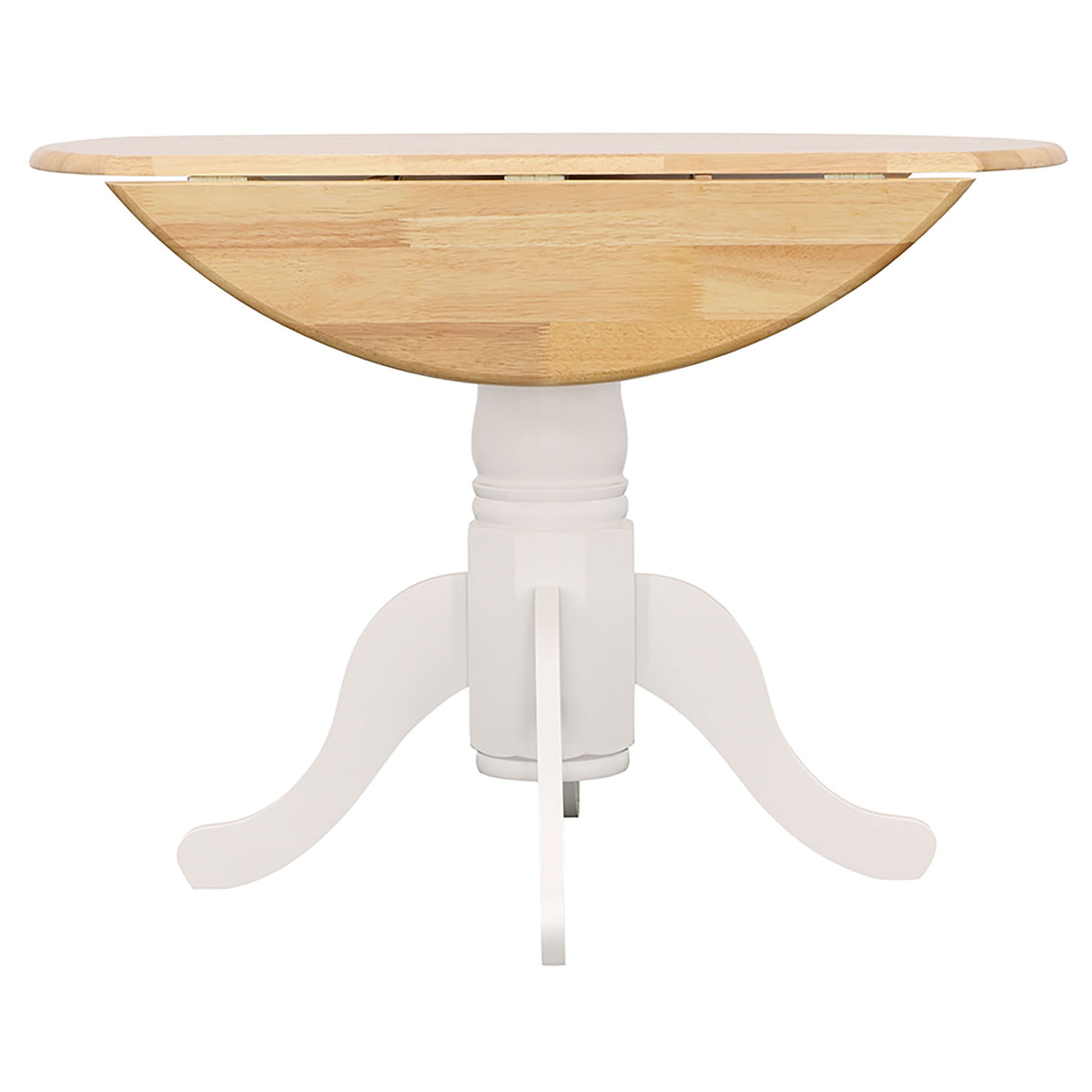 Allison Round 40-Inch Drop Leaf Extension Dining Table