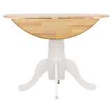 Allison Round 40-Inch Drop Leaf Extension Dining Table