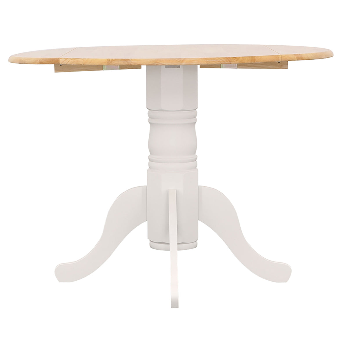 Allison Round 40-Inch Drop Leaf Extension Dining Table