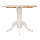 Allison Round 40-Inch Drop Leaf Extension Dining Table
