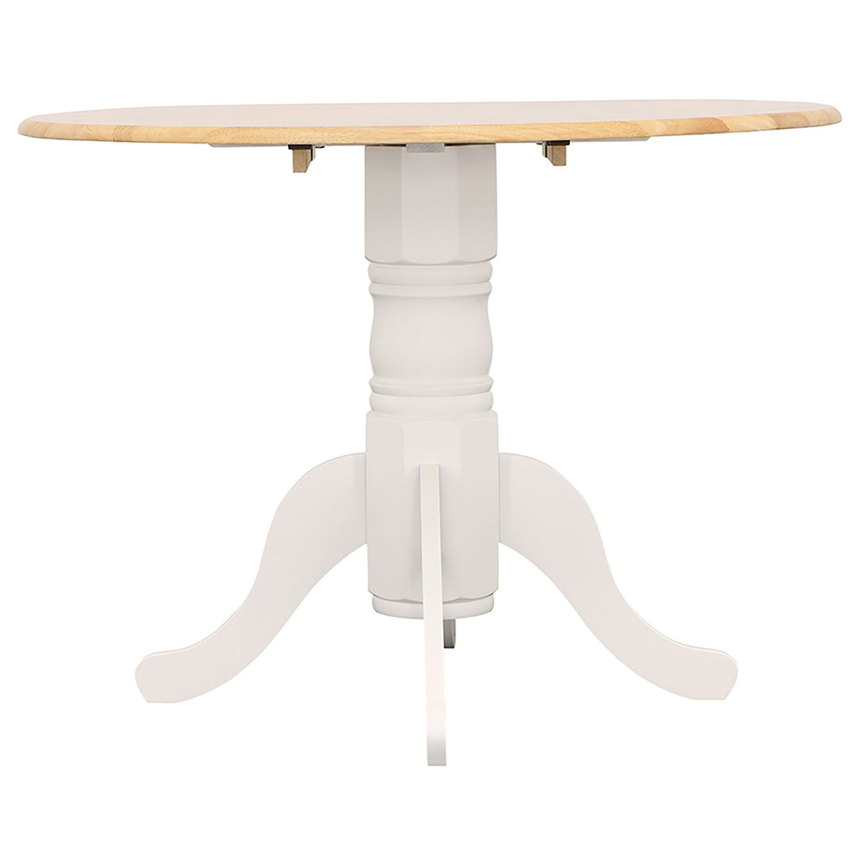 Allison Round 40-Inch Drop Leaf Extension Dining Table