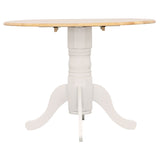 Allison Round 40-Inch Drop Leaf Extension Dining Table