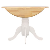 Allison Round 40-Inch Drop Leaf Extension Dining Table