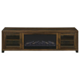 Temby - Fireplace TV Stand With Flameless Ambience - Pine Wood
