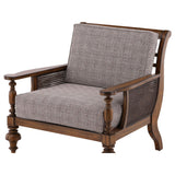 Peterson - Occasional Chair - Dark Brown / Gray