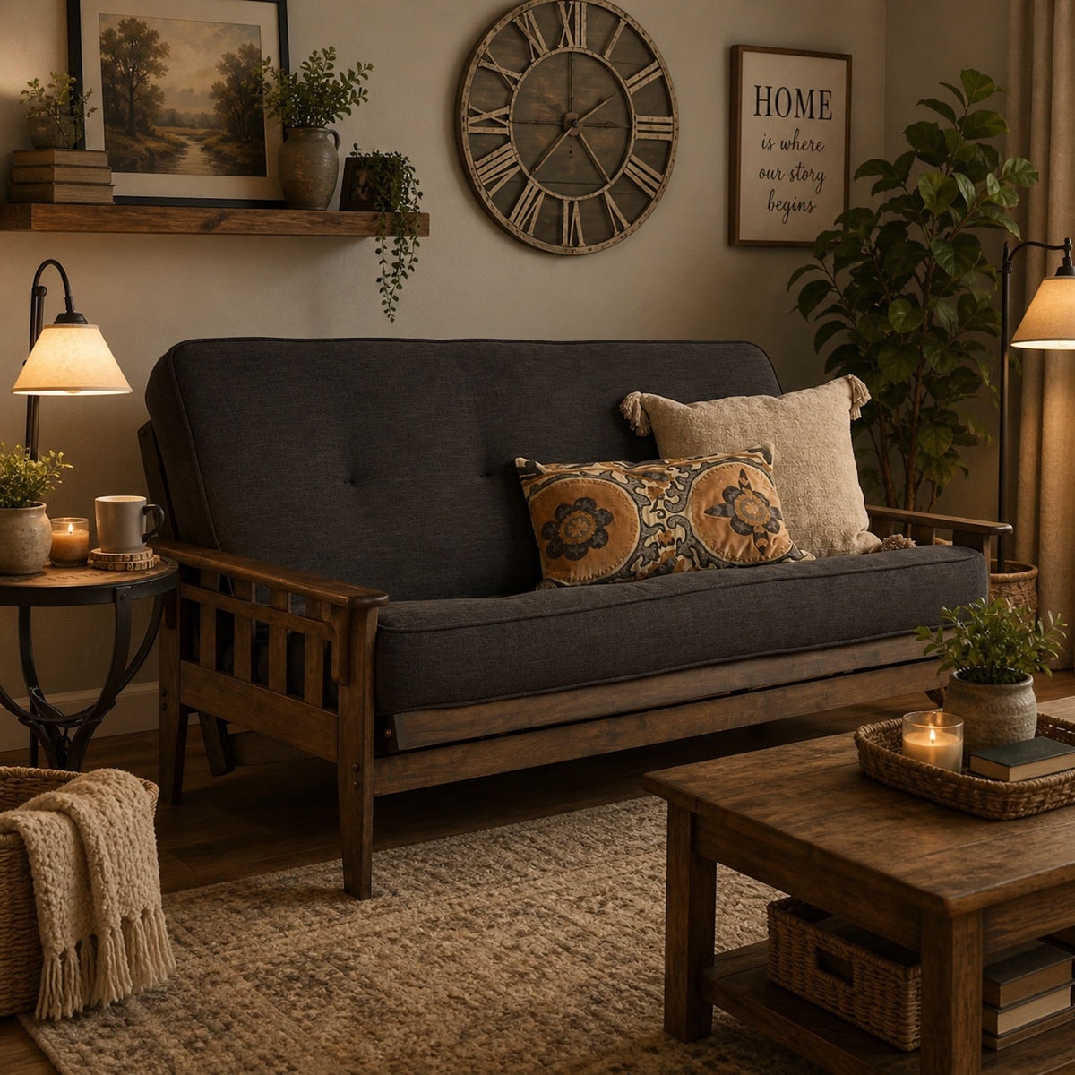 Montana - Full Size Futon Frame Sofa