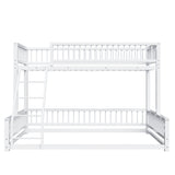 Bunk Bed With Ladder And Safety Guardrails