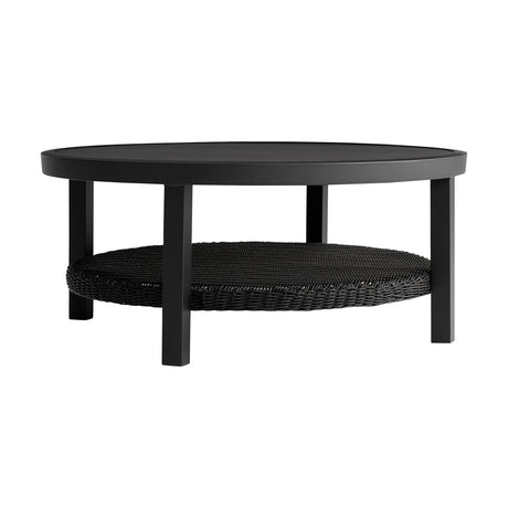 Cayman - 5 Piece Black Aluminum Outdoor Seating Set With Dark Gray Cushions