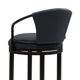 Otis - Upholstered Swivel Counter Height Barstool