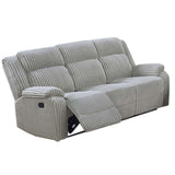 Modern Living Room Set With Pillow Arms