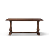 Whitmore - Trestle Dining Table - Dark Brown