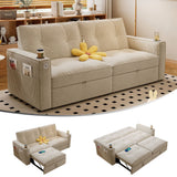 2 In 1 Convertible Sofa Bed For Living Rooms