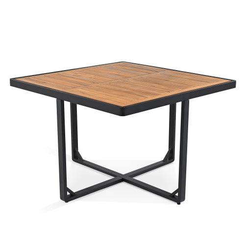 9-Pieces Acacia Wood Patio Dining Set