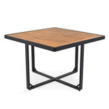 9-Pieces Acacia Wood Patio Dining Set