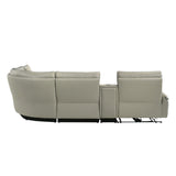 Jayke - Power Motion Sectional Sofa - Light Gray